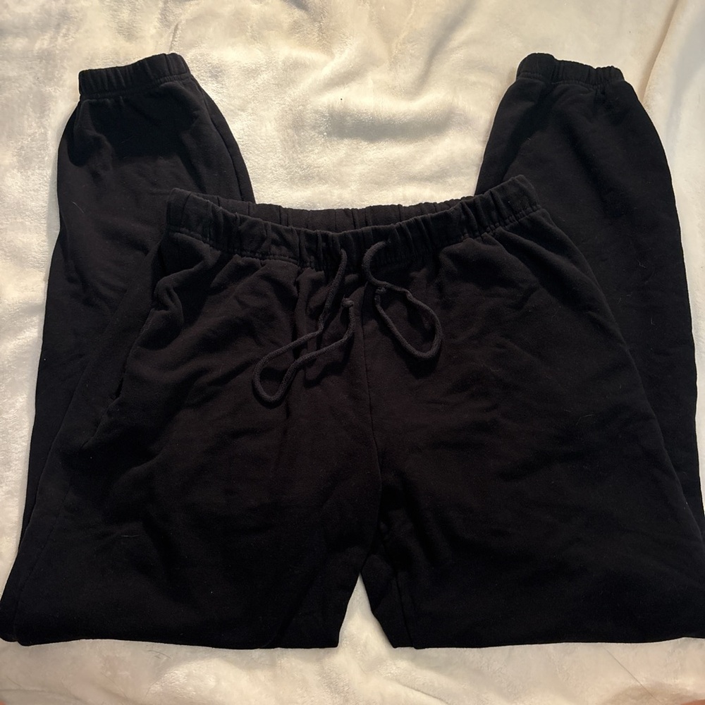 Black Jogger Sweatpants